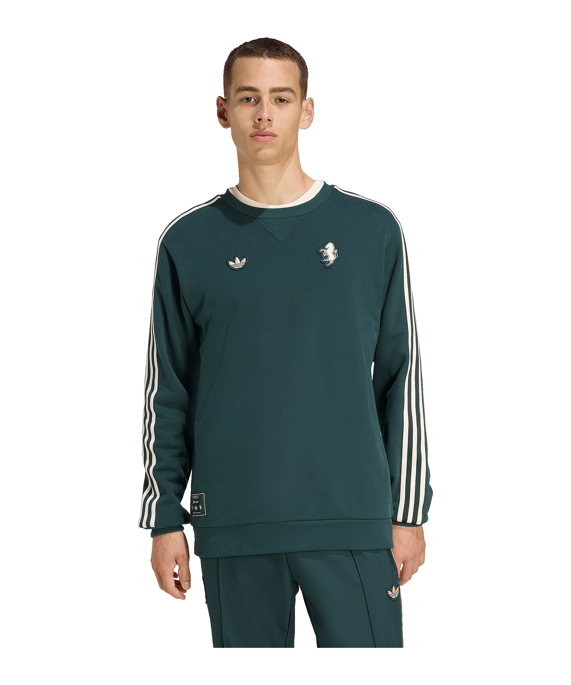 adidas Juventus Turin Icon Sweatshirt Grün - gruen