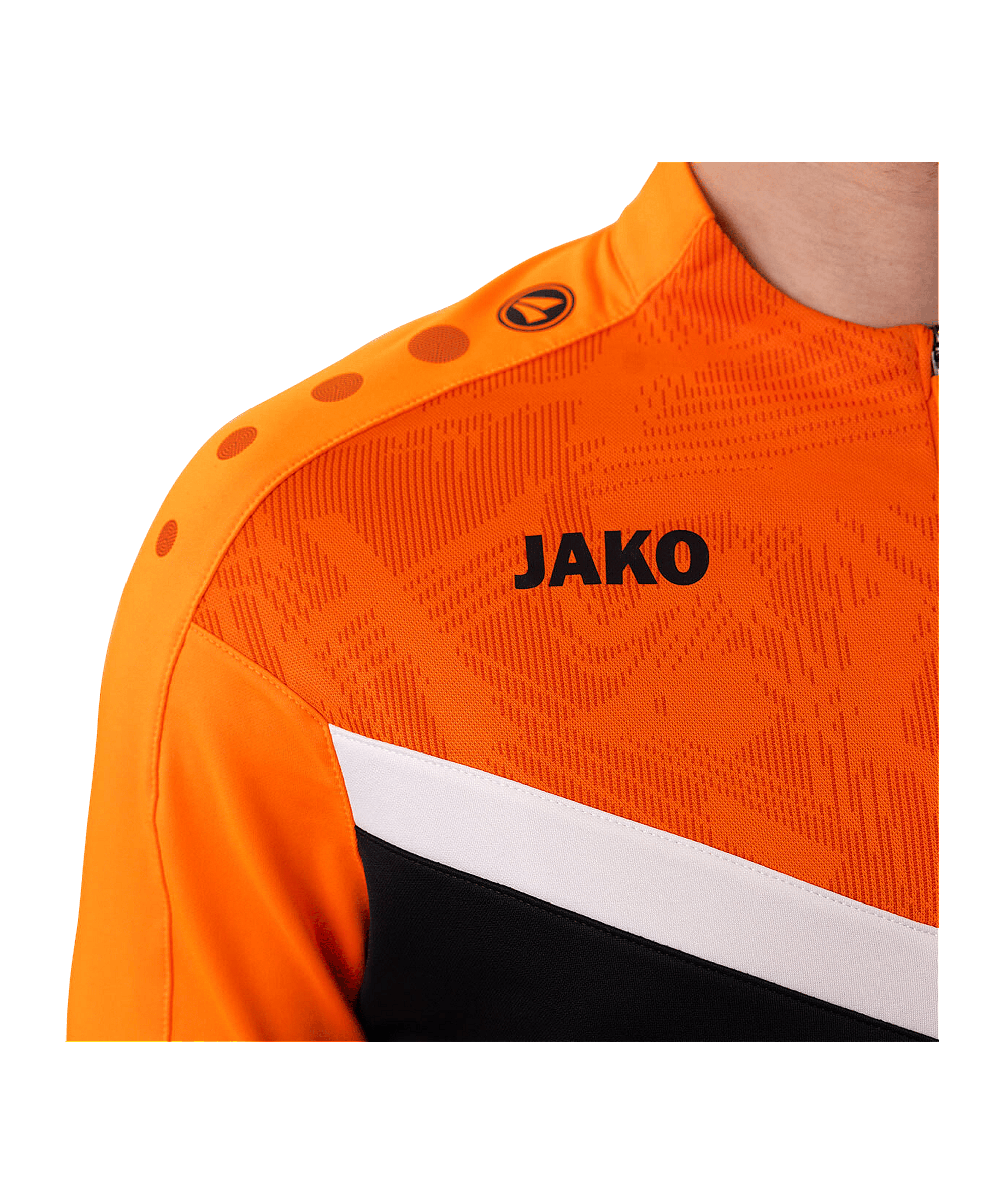 JAKO Iconic HalfZip Sweatshirt Schwarz F807 - schwarz