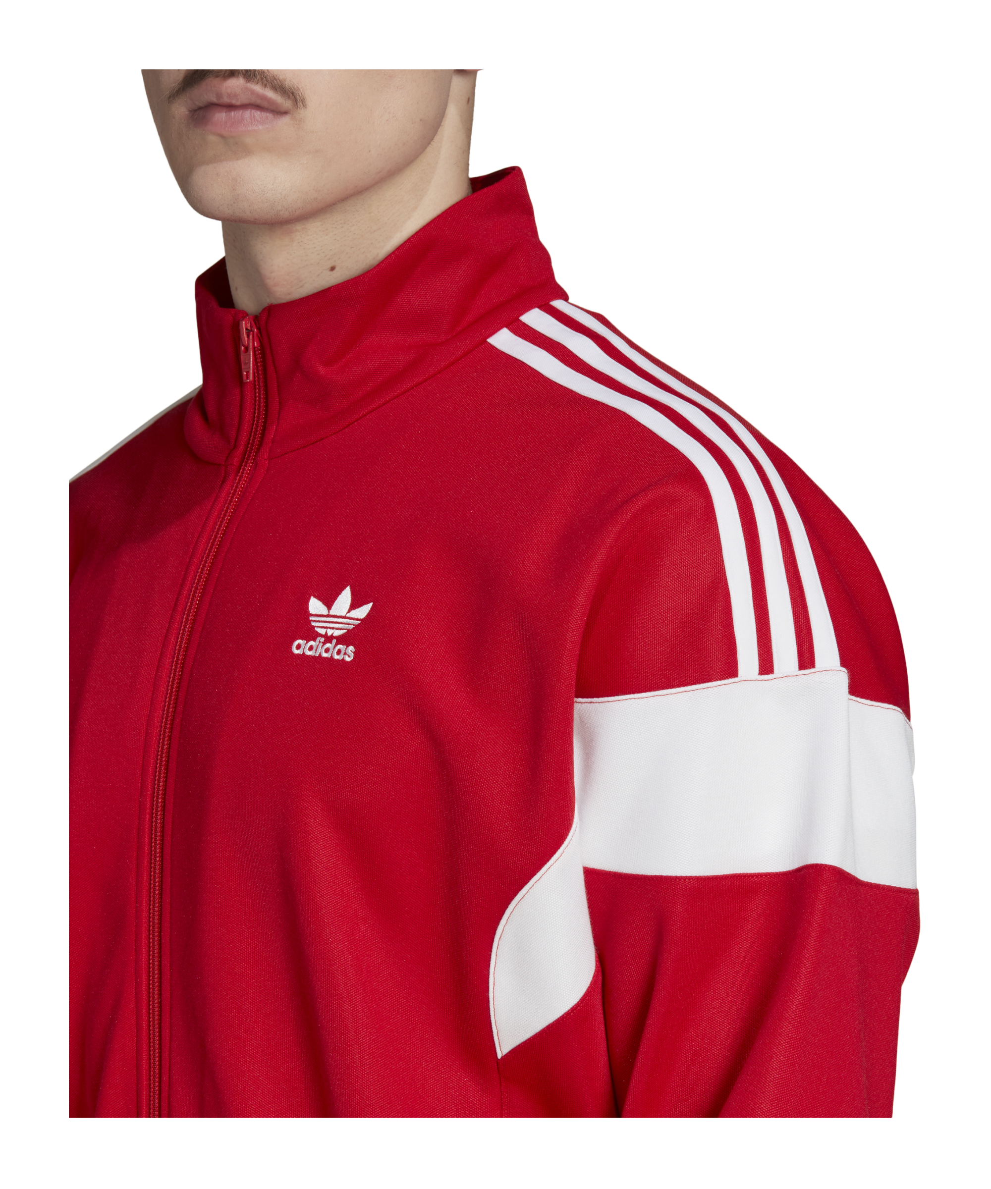 adidas Originals Adicolor Classics Cut Line Track Jacket Red - rot