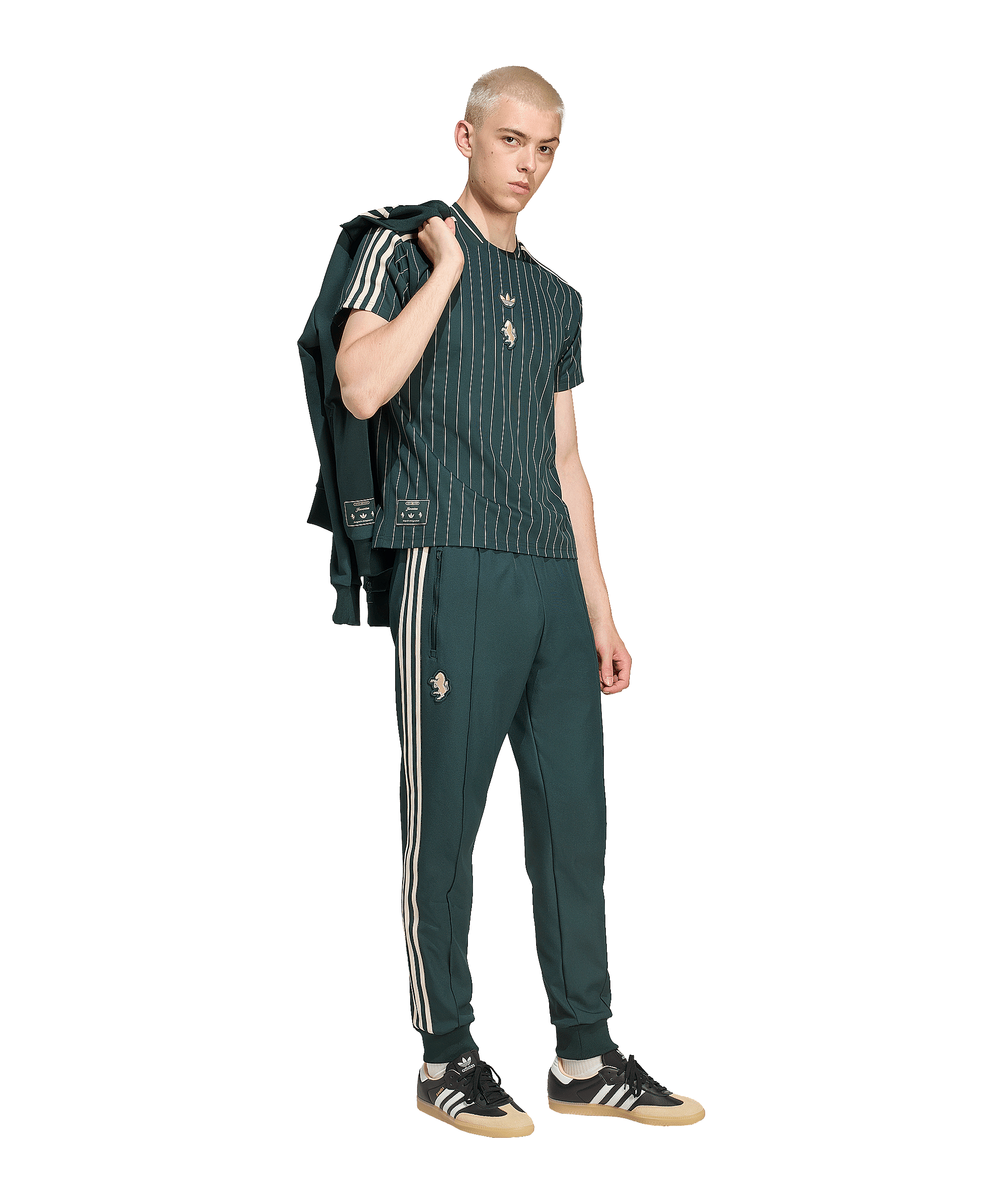 adidas Juventus Turin Icon Track Hose Grün - gruen