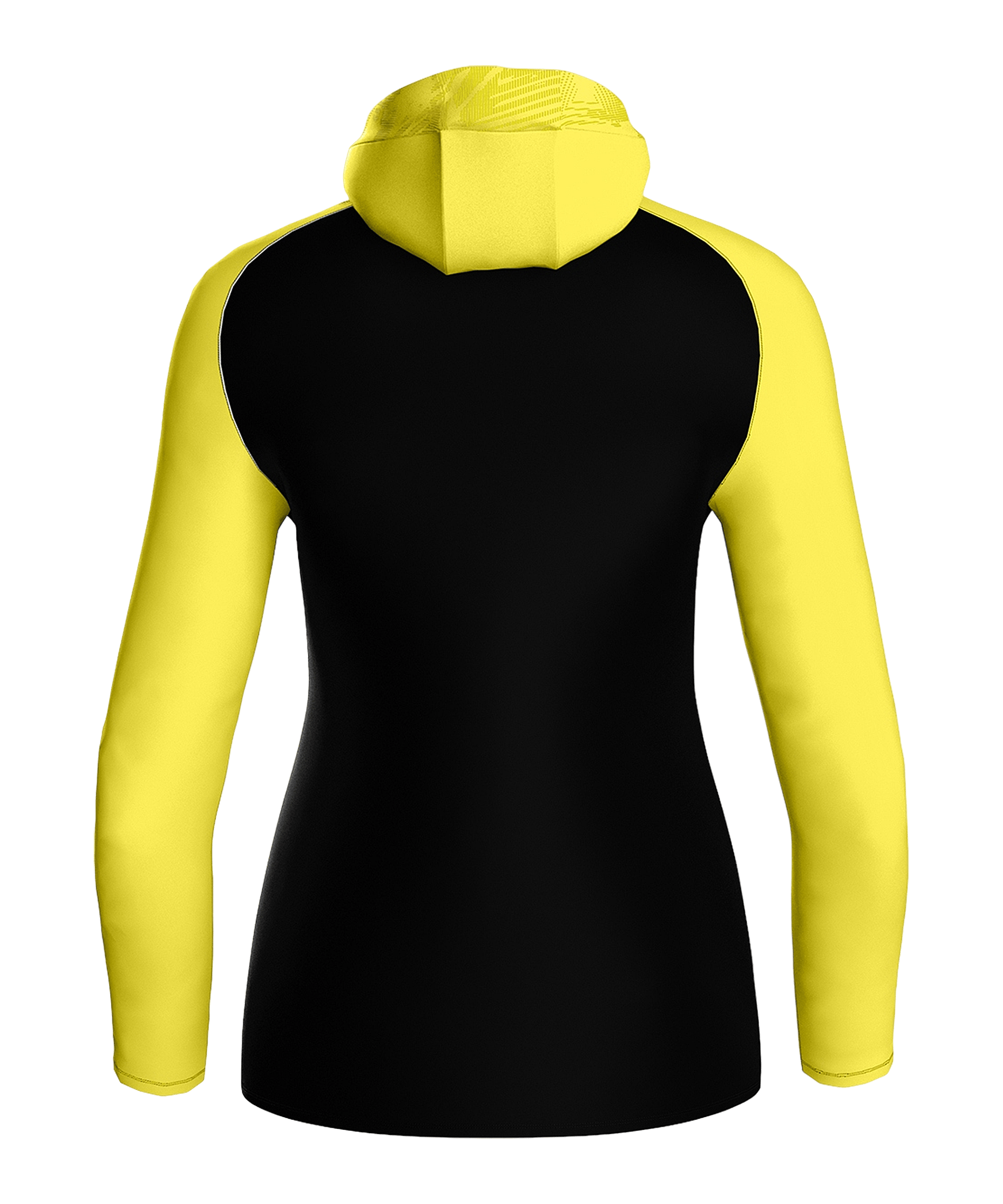 JAKO Iconic Kapuzenjacke Damen Schwarz Gelb F808 - schwarz