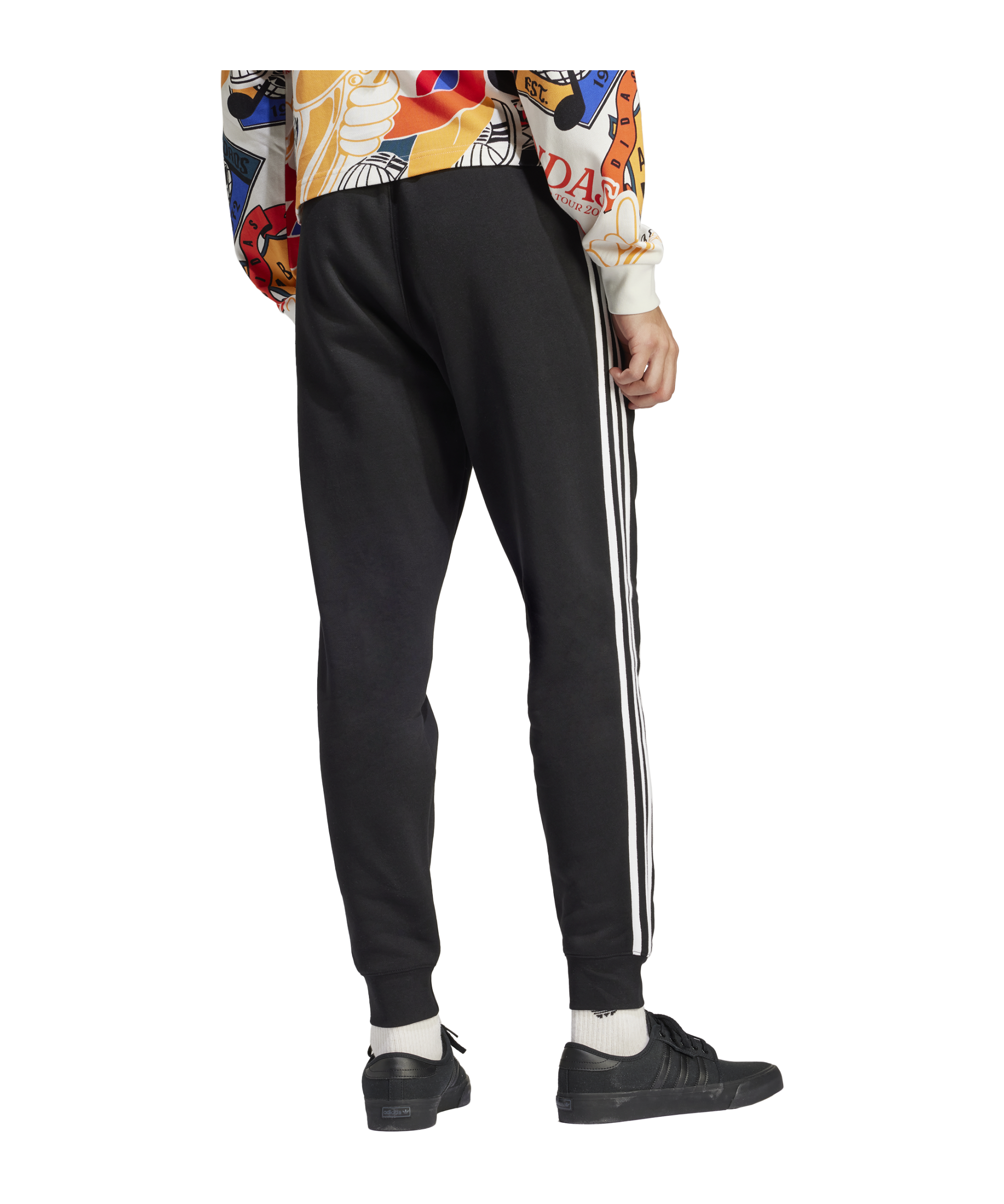 adidas Originals Adicolor 3-Stripe Jogginghose Schwarz - schwarz