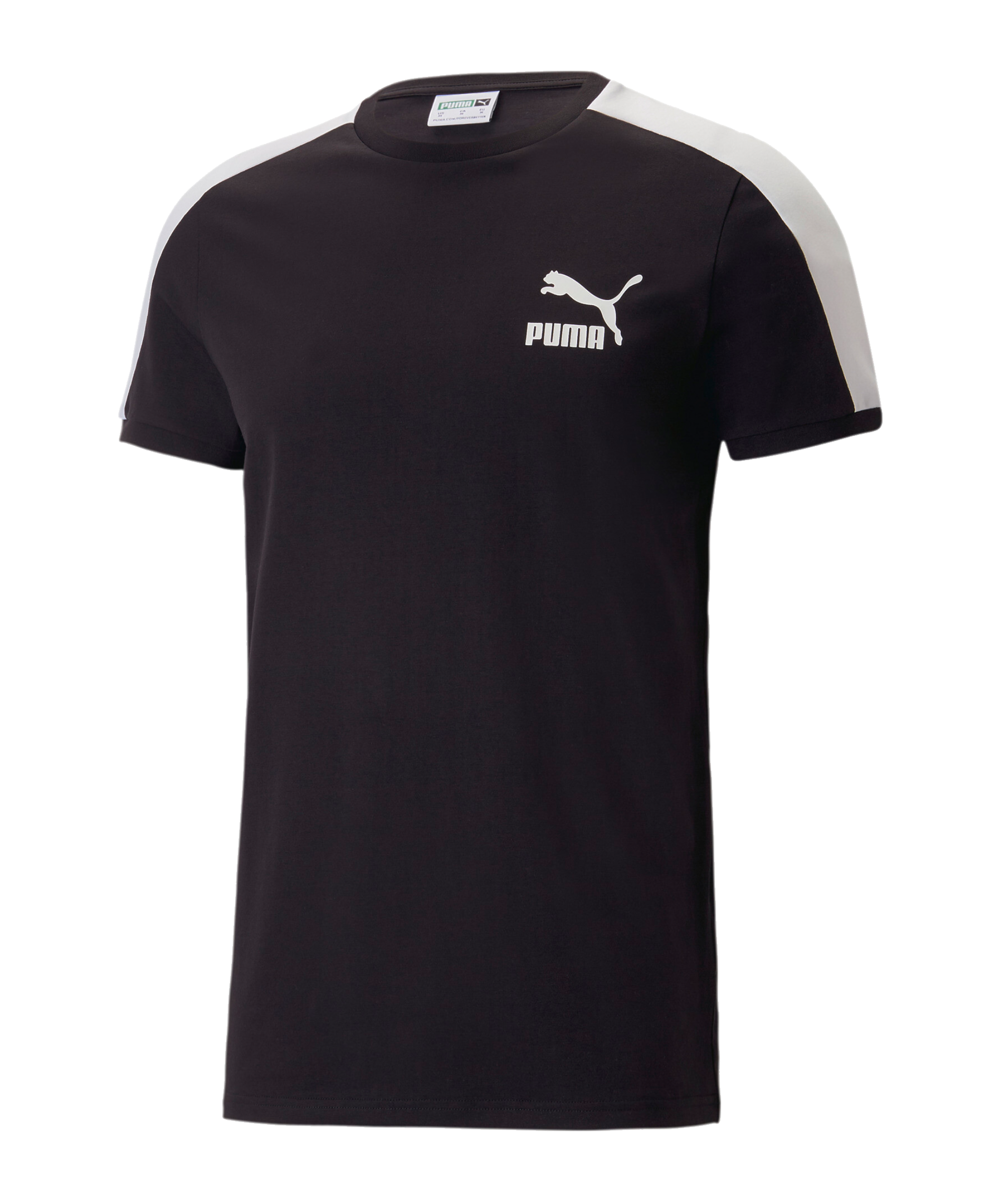 PUMA T7 ICONIC T-Shirt Schwarz F01 - schwarz