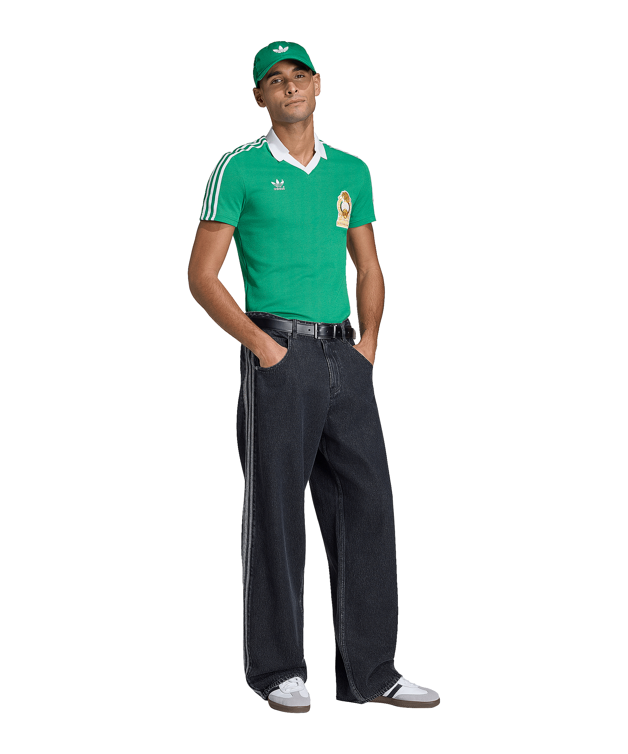 adidas FMF Mexiko Trikot Home 1986 Grün - gruen