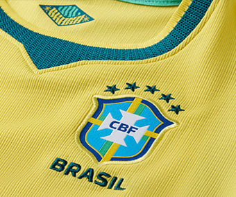 Federation logo as patch stitched on, stars and Brasil embroidered