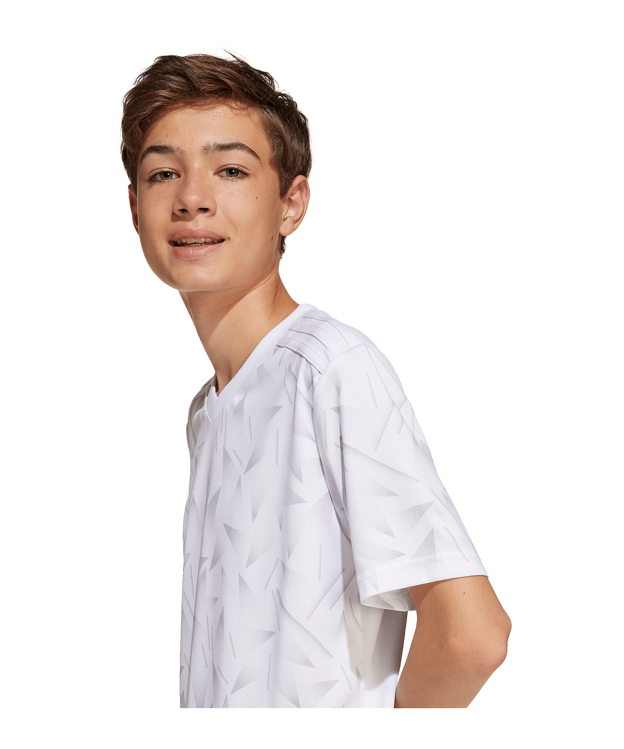 adidas Team Icon 25 Trikot Kids Weiß - weiss