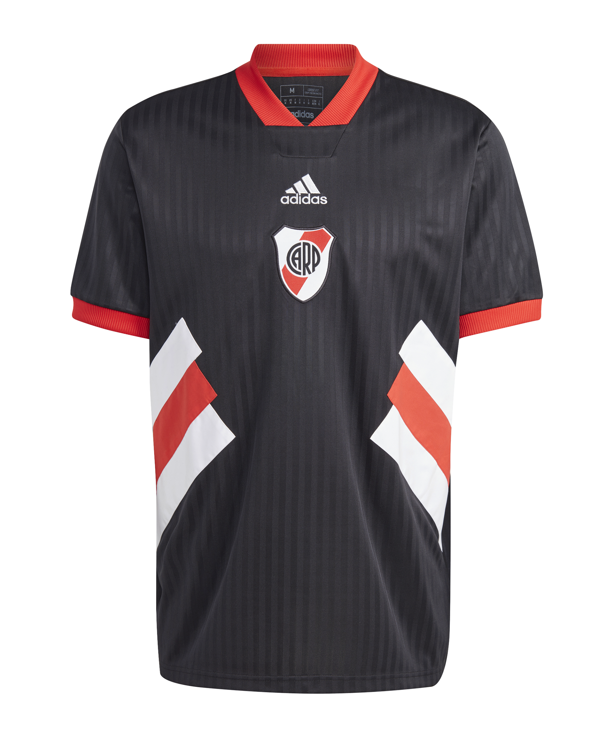 adidas River Plate Icon Trikot Schwarz - schwarz