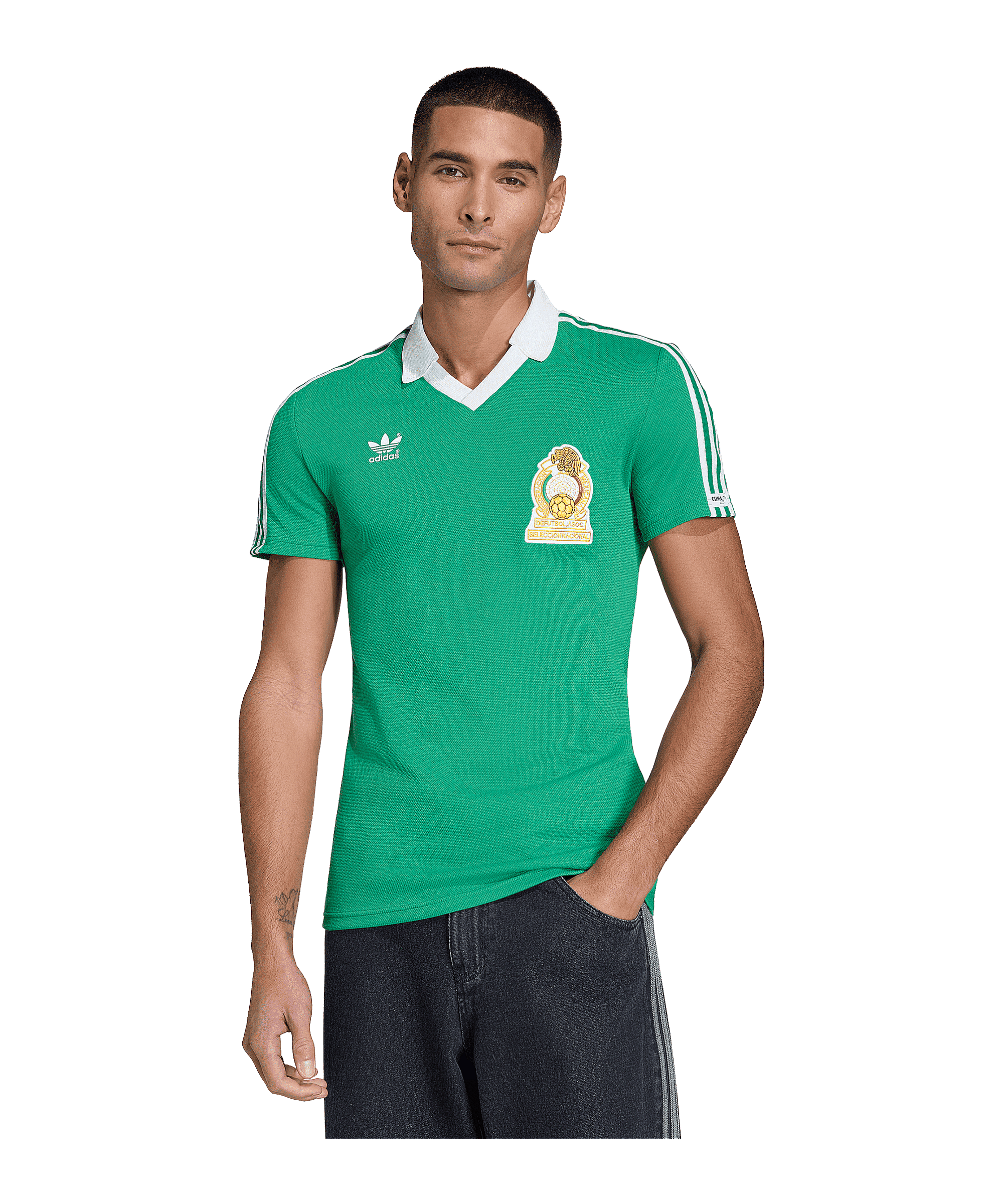 adidas FMF Mexiko Trikot Home 1986 Grün - gruen