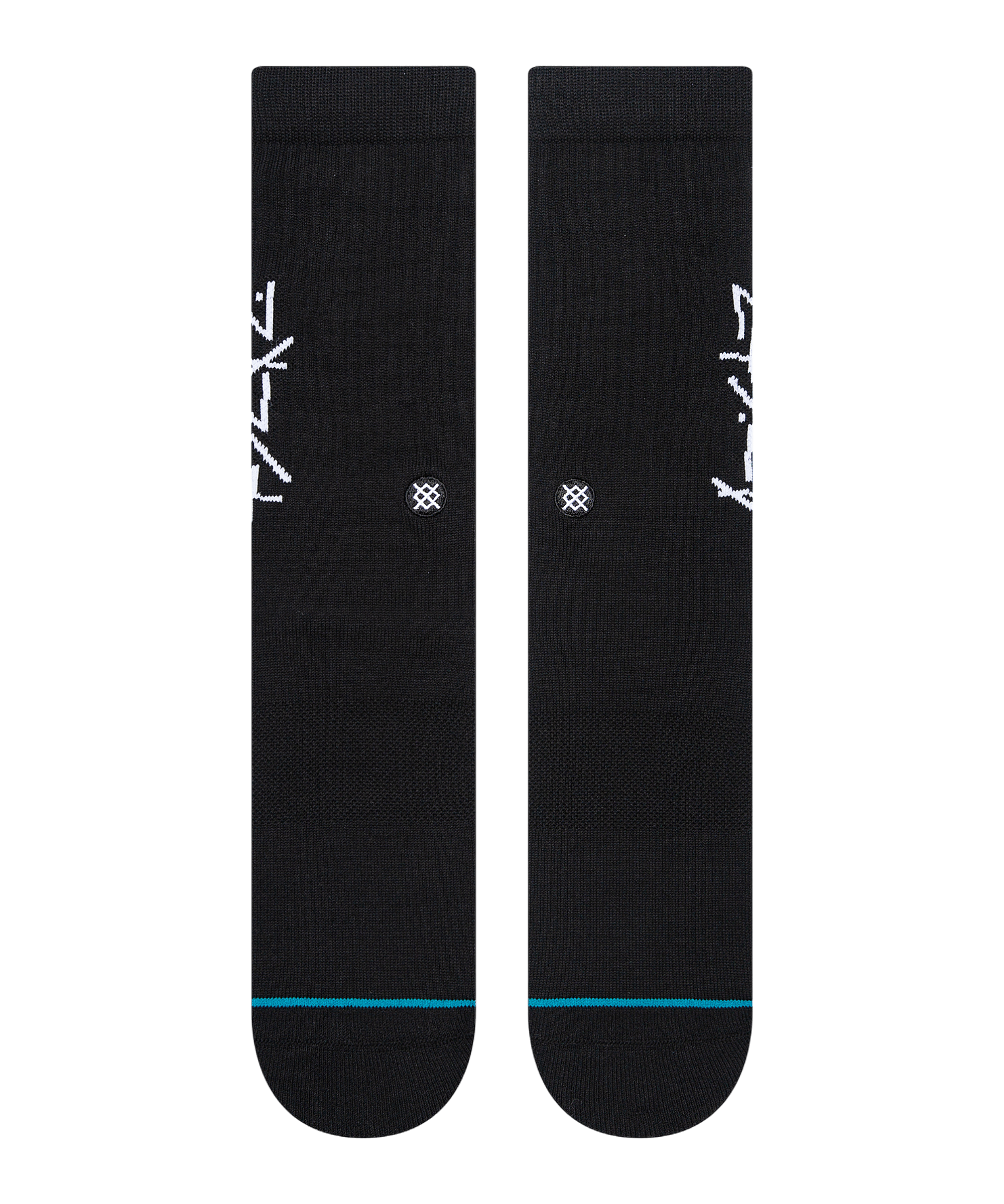 Stance X Icon Socken Schwarz - schwarz