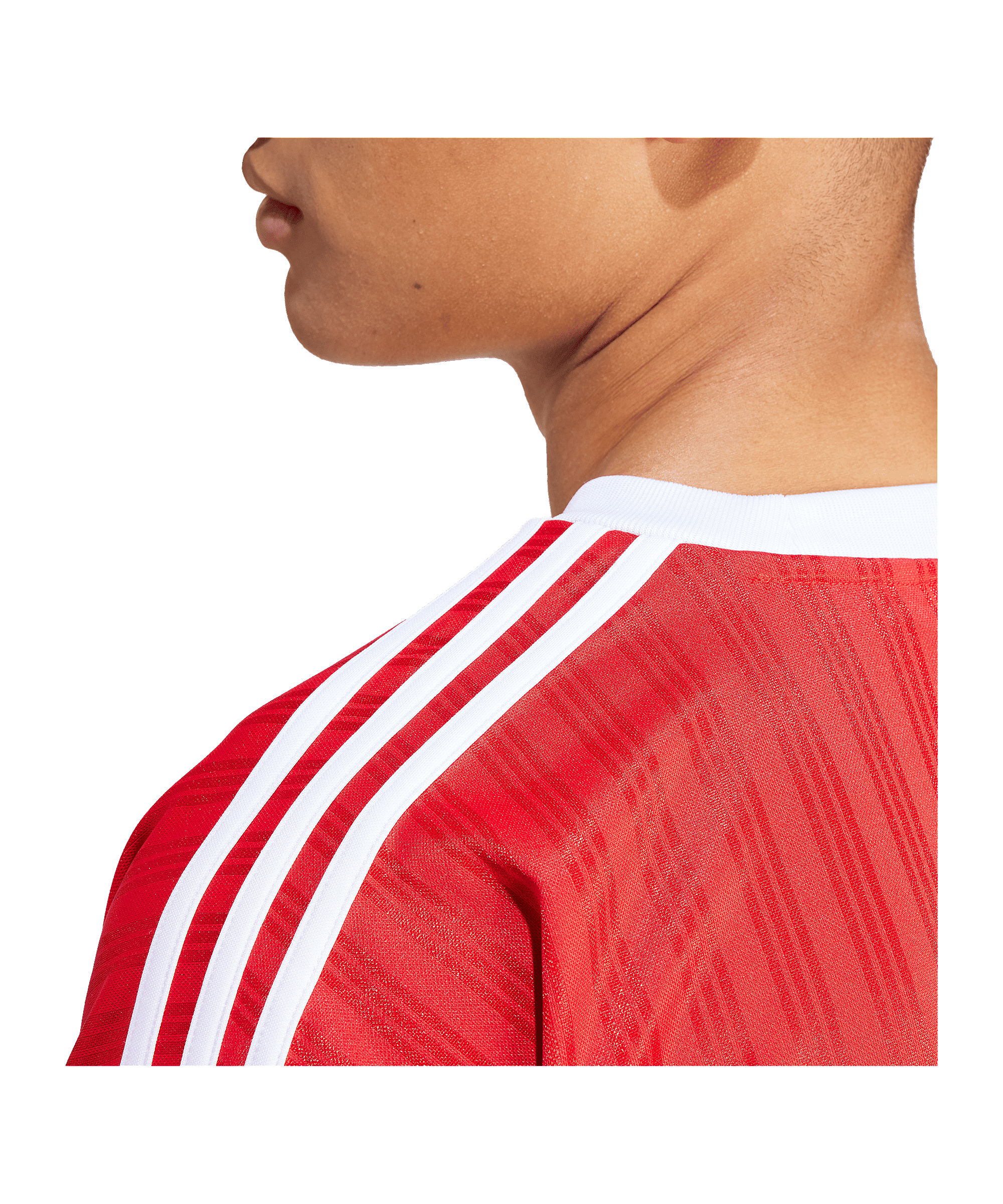adidas Originals Adicolor Poly T-Shirt Rot Weiss - rot