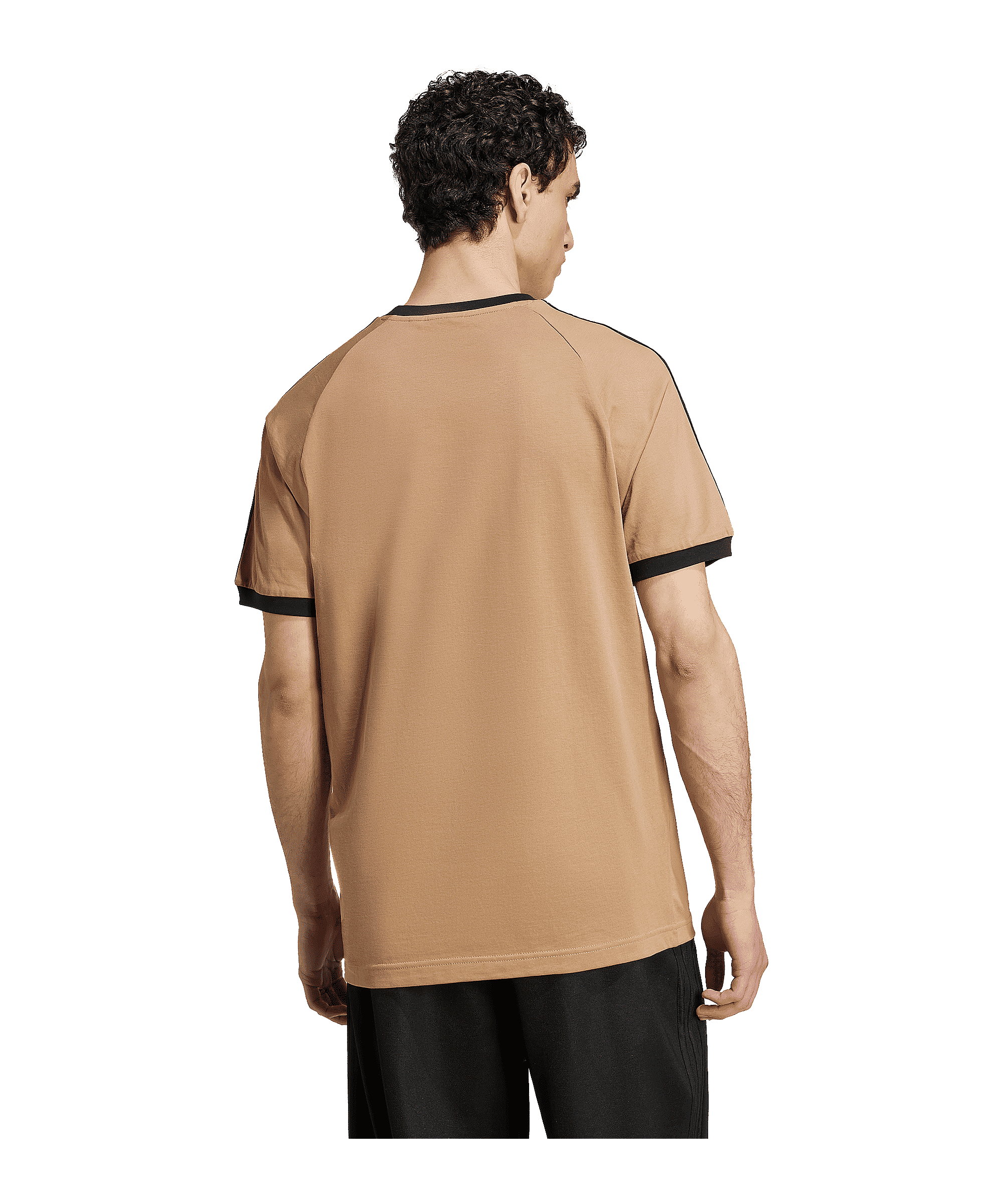 adidas Adicolor Classic 3 Stripes T-Shirt Braun - braun