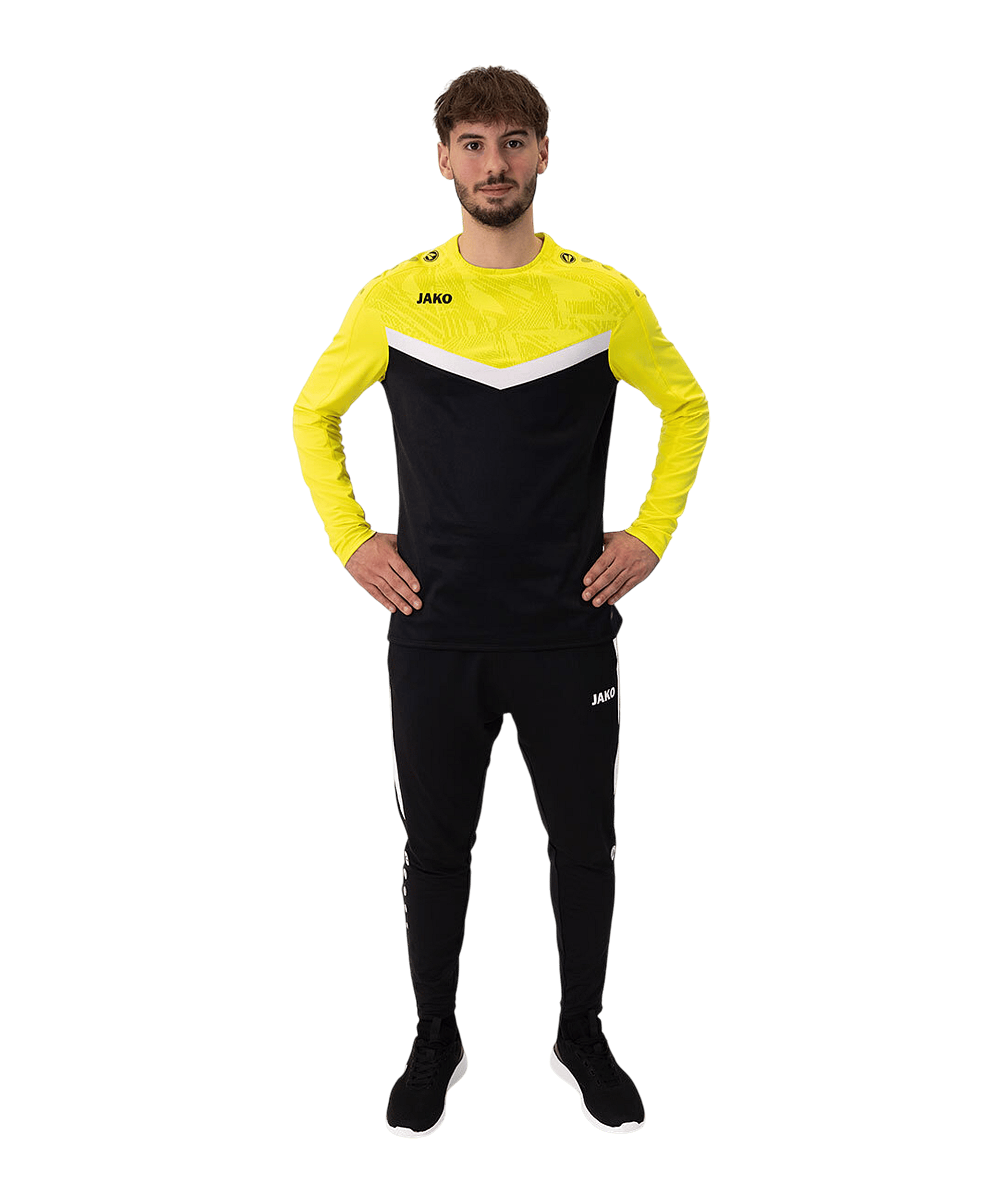 JAKO Iconic Sweatshirt Schwarz F808 - schwarz