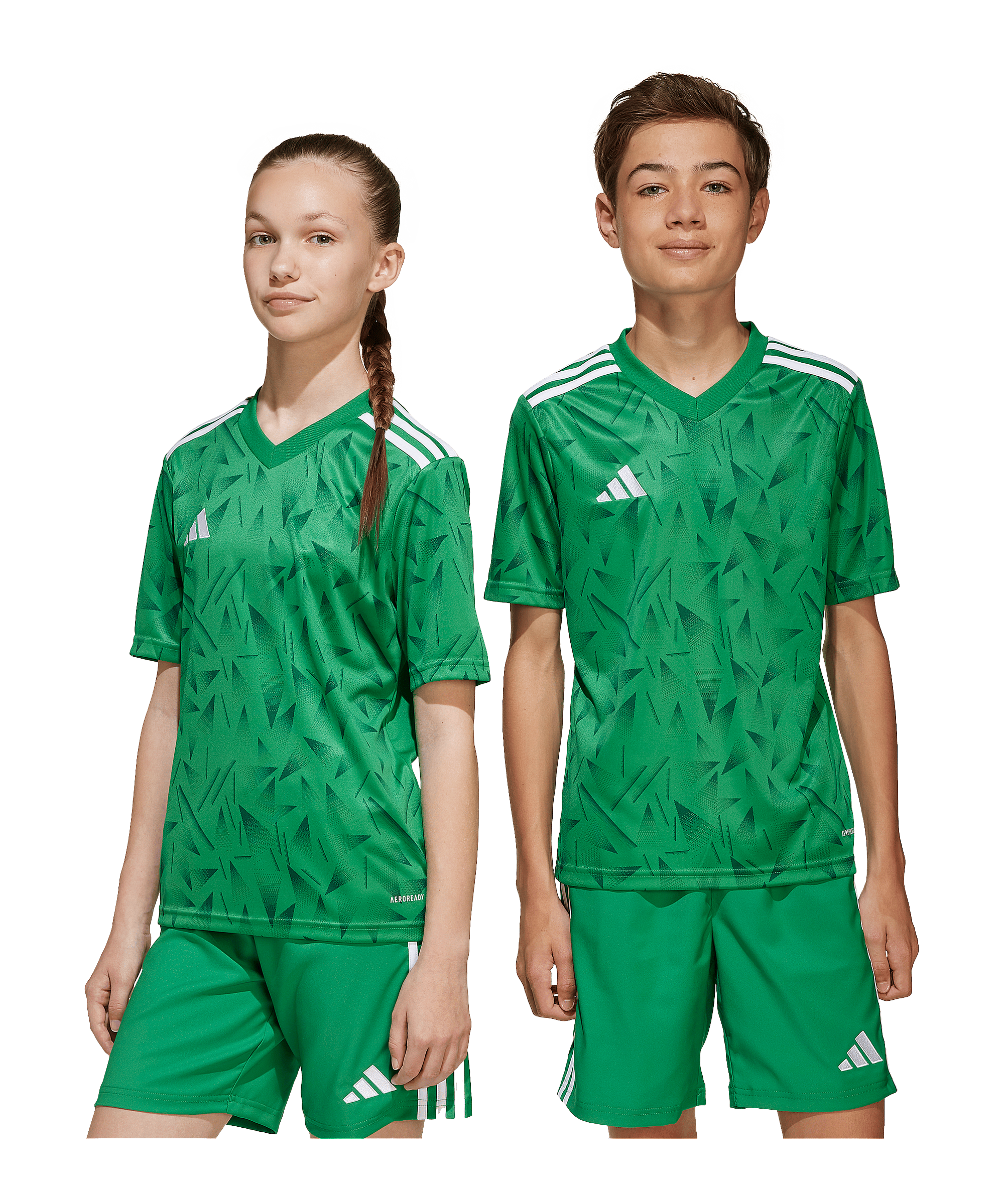 adidas Team Icon 25 Trikot Kids Grün - gruen