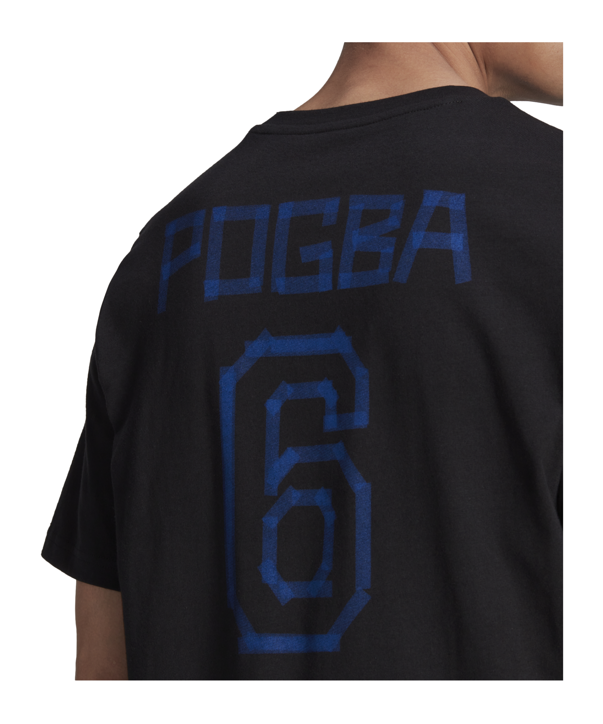 adidas Pogba Icon Graphic T-Shirt Schwarz Blau - schwarz
