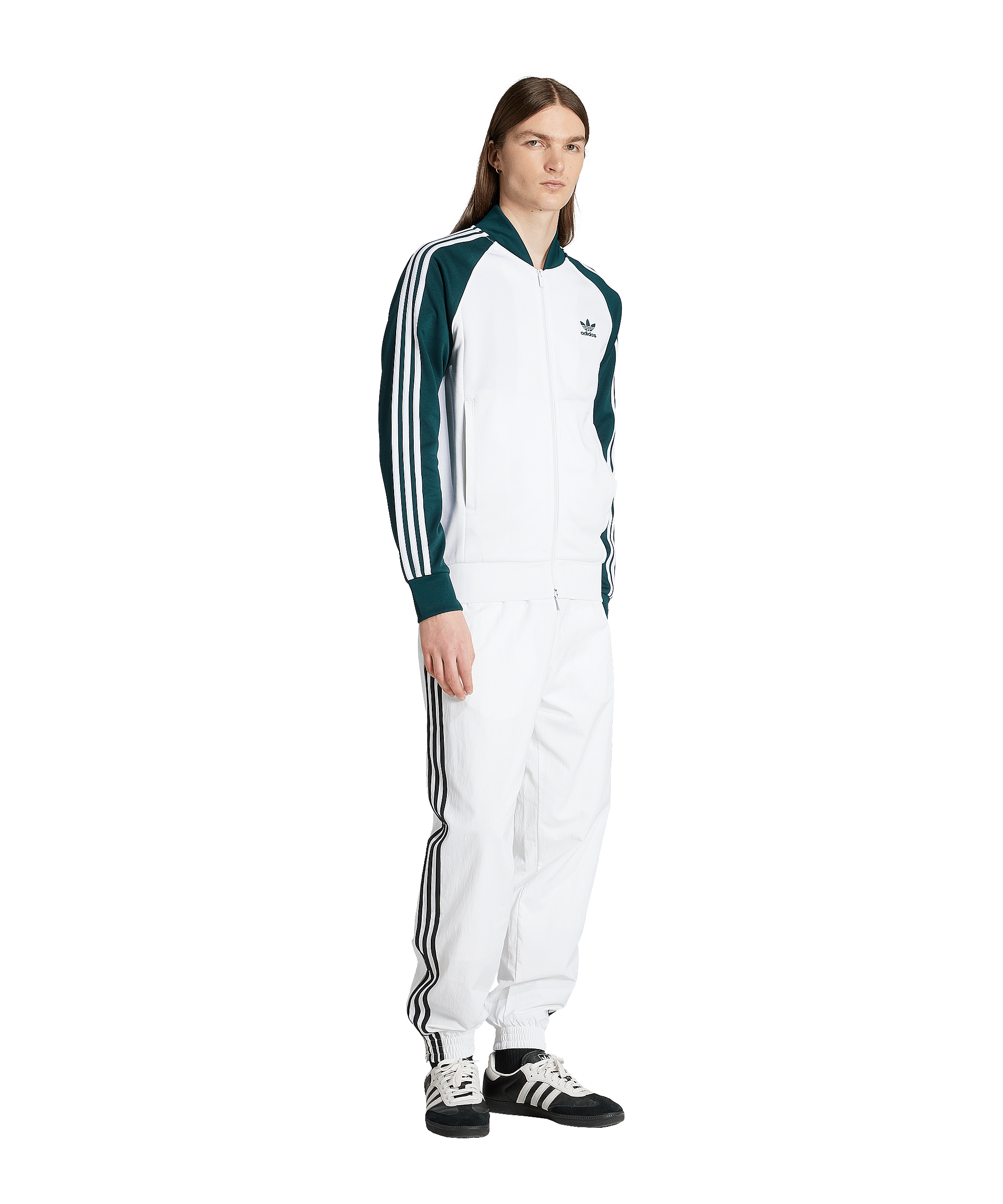 adidas Originals Adicolor Classic Jacke Weiß - weiss