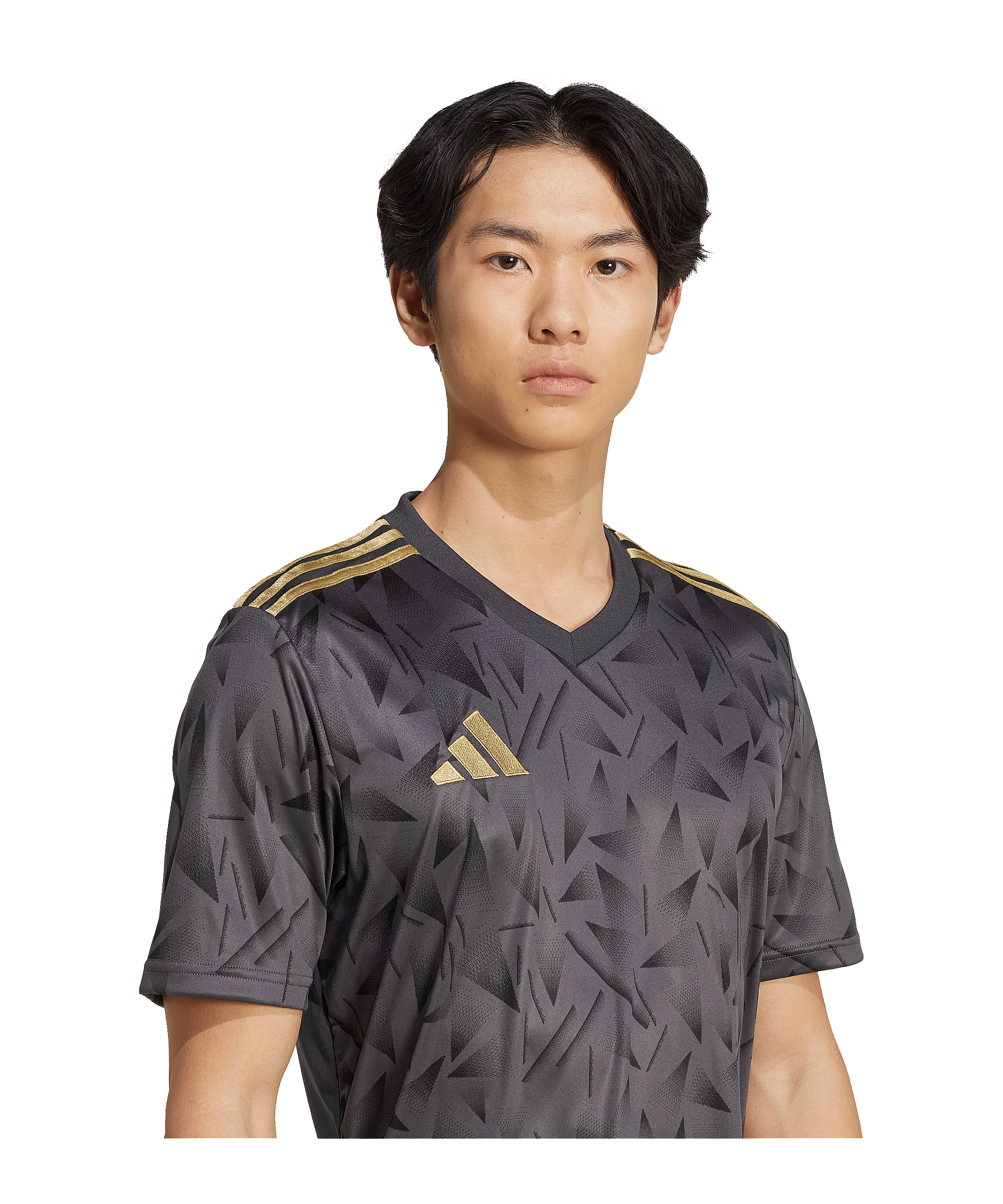 adidas Team Icon 25 Trikot Schwarz Gold - schwarz