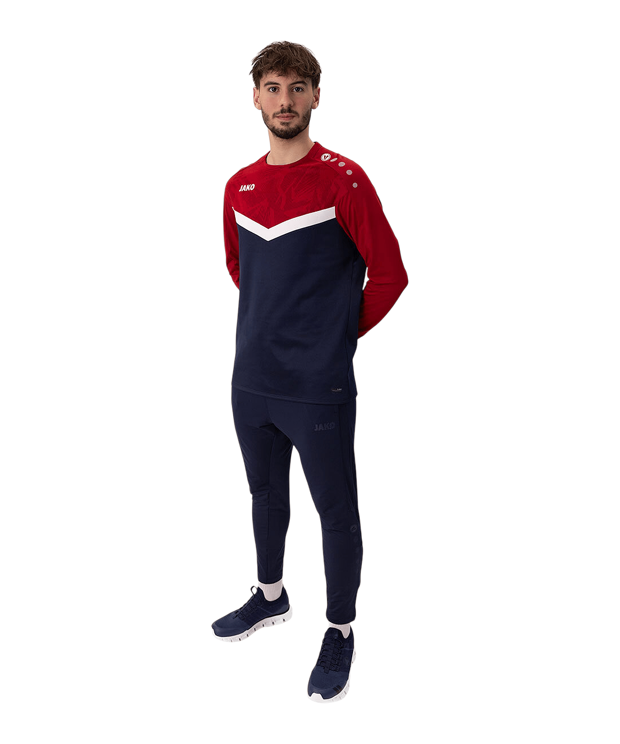 JAKO Iconic Sweatshirt Blau F901 - blau