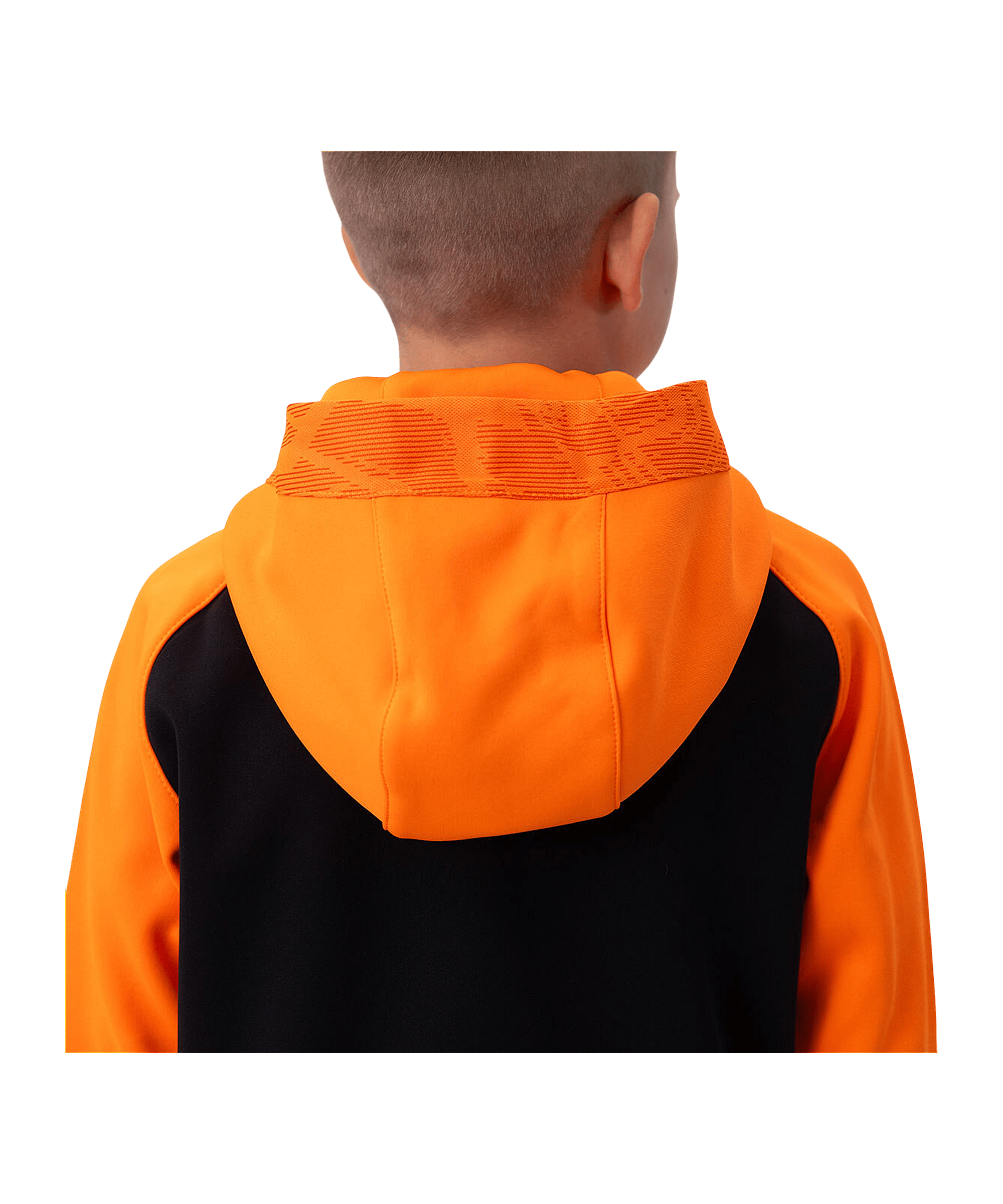 JAKO Icon Kapuzenjacke Kids Schwarz Orange F807 - schwarz