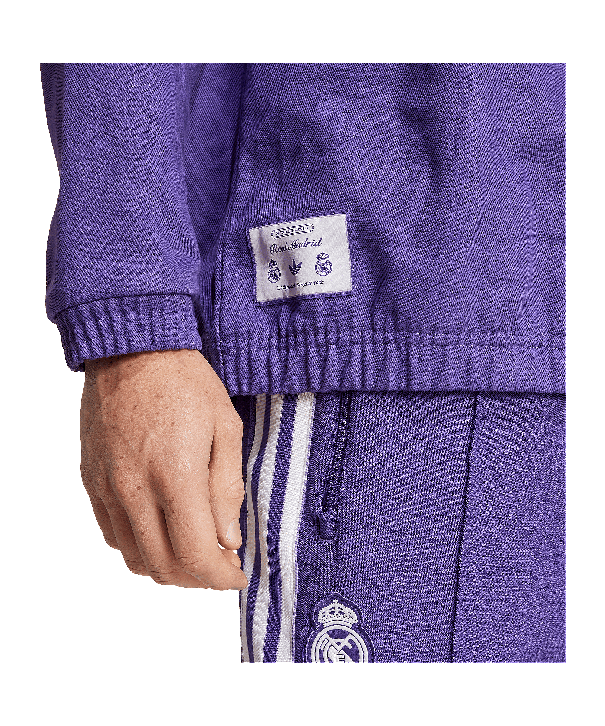 adidas Real Madrid Terrace Icon Sweatshirt Lila - lila