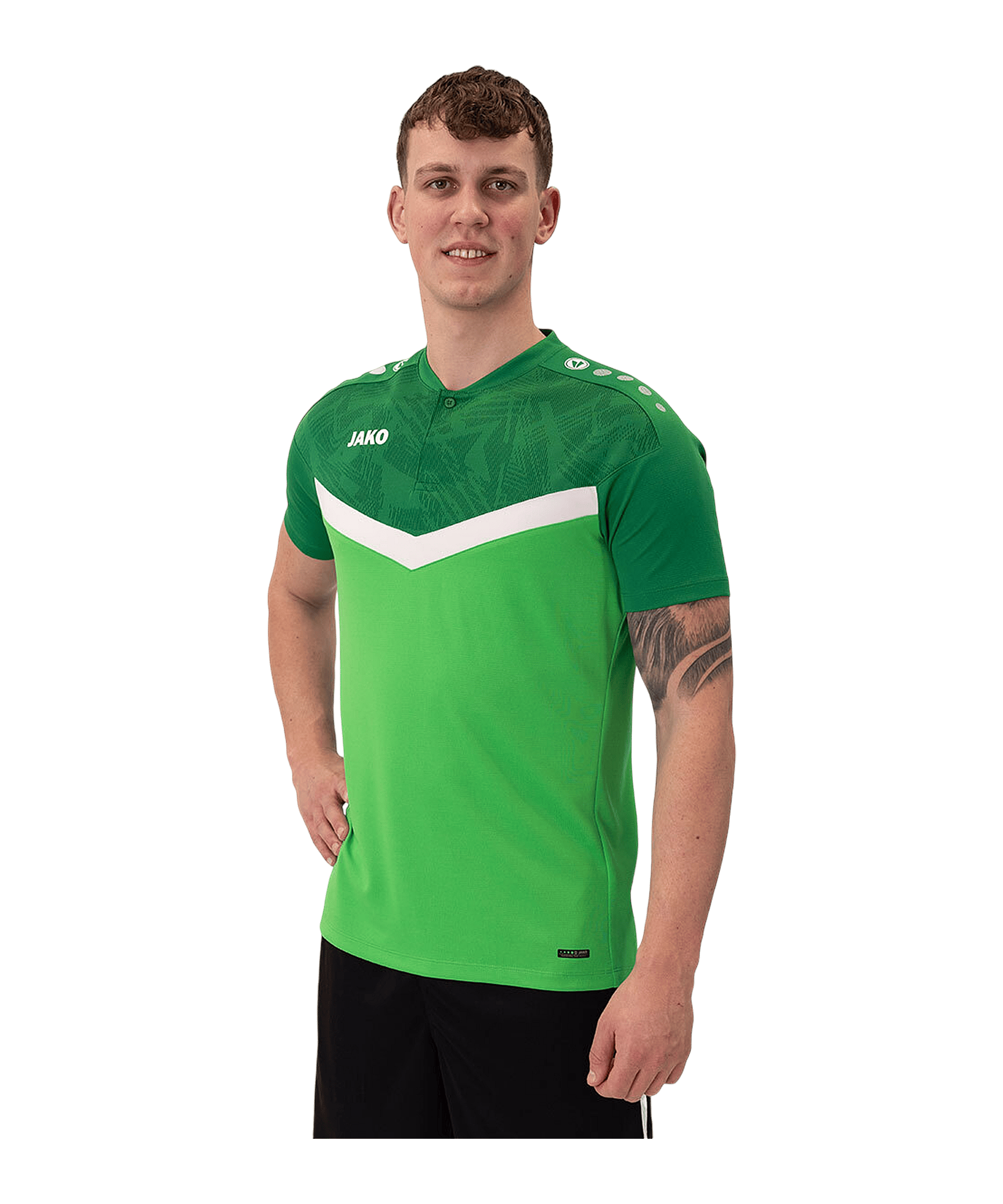 JAKO Iconic Polo Grün F222 - gruen