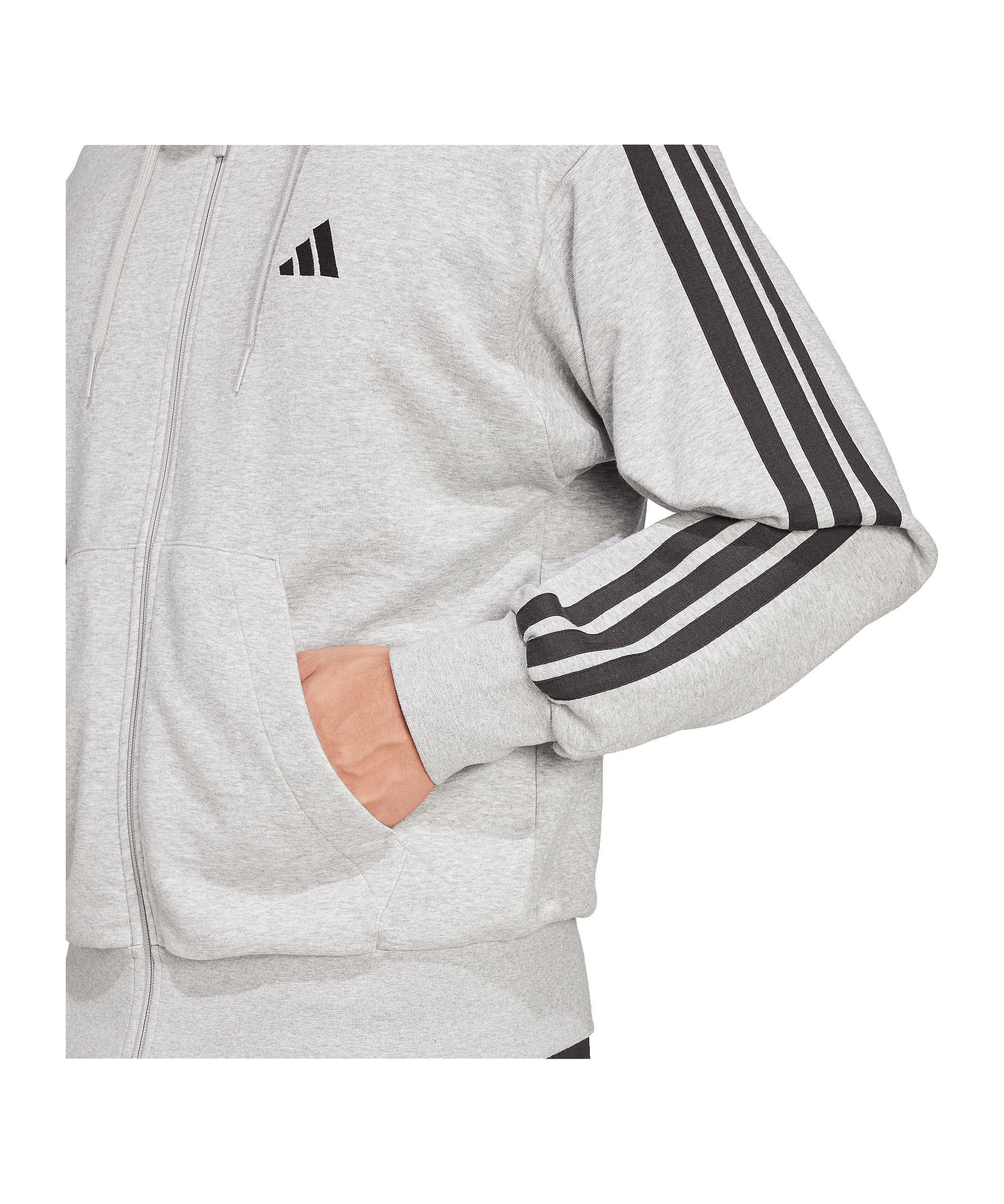 adidas Future Icons Kapuzenjacke Grau - grau