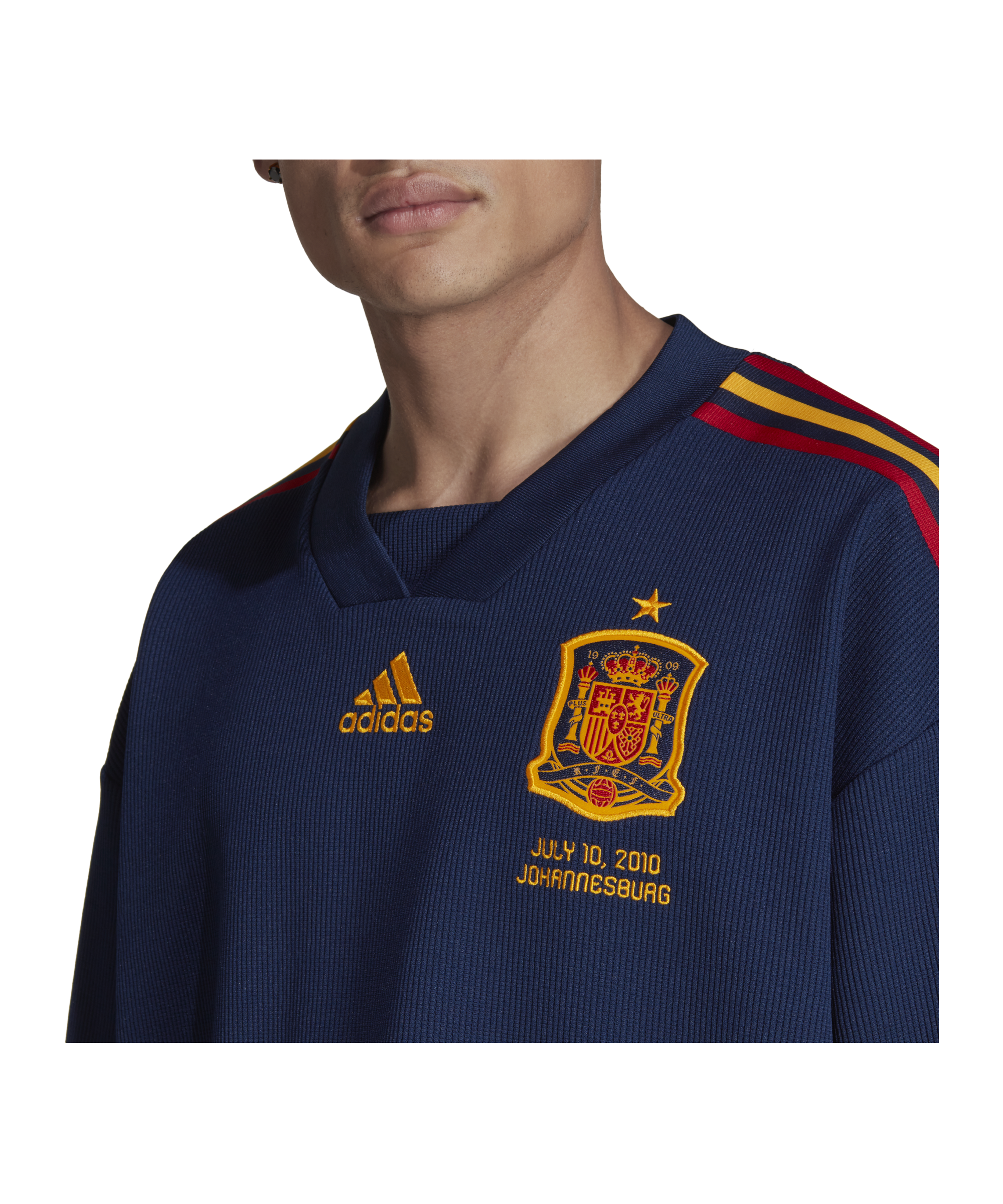 adidas Spanien Icon 34 Jersey Blau Rot - blau