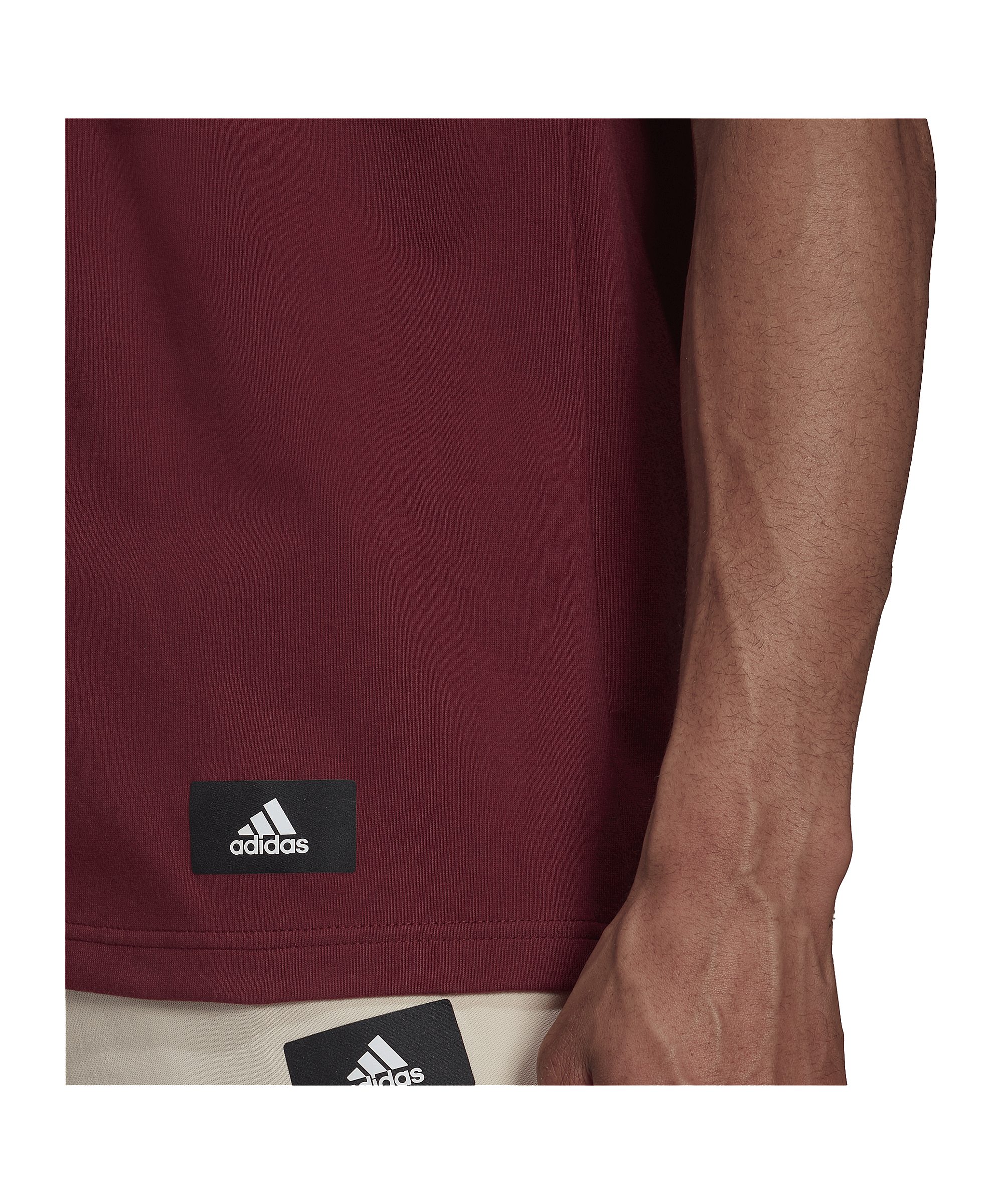 adidas 3 Stripes Future Icons T-Shirt Rot - rot
