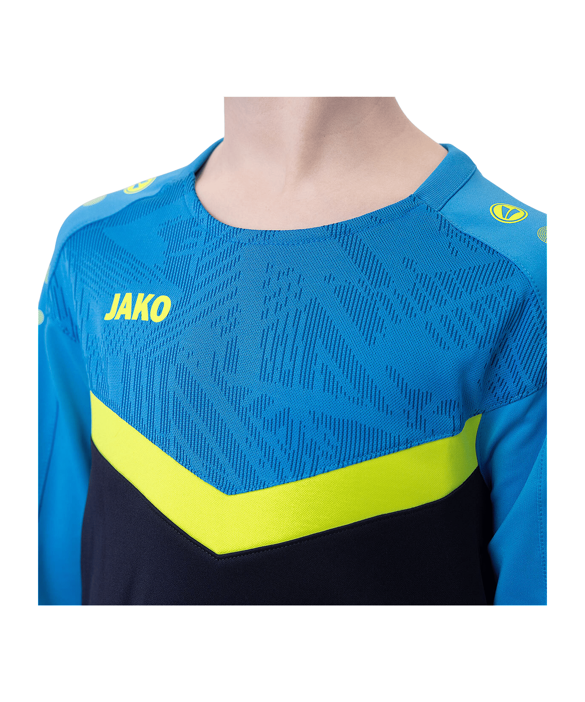 JAKO Iconic Sweatshirt Kids Blau F914 - blau