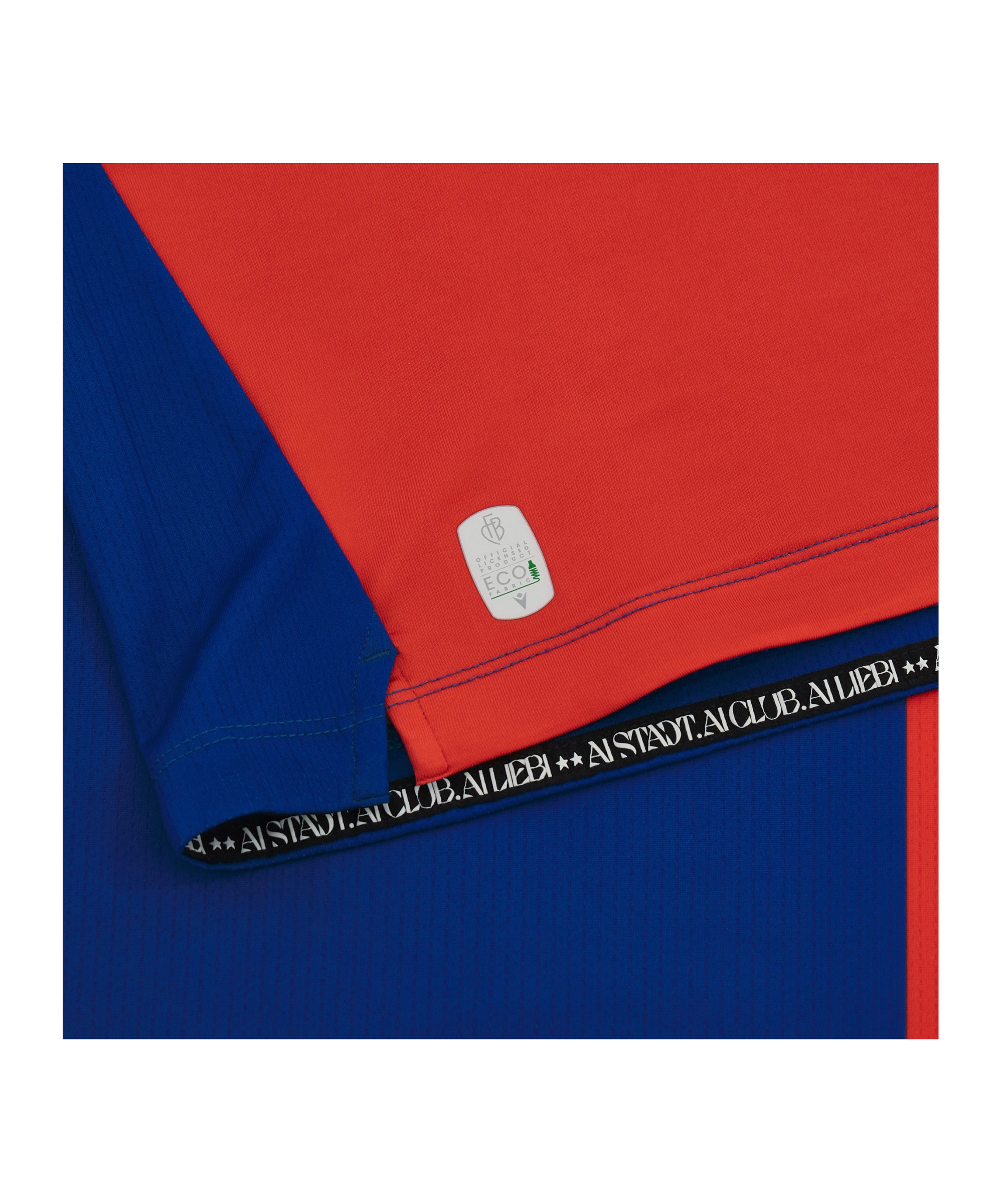 Macron FC Basel Maillot domicile 23 24 Rouge Bleu FCB