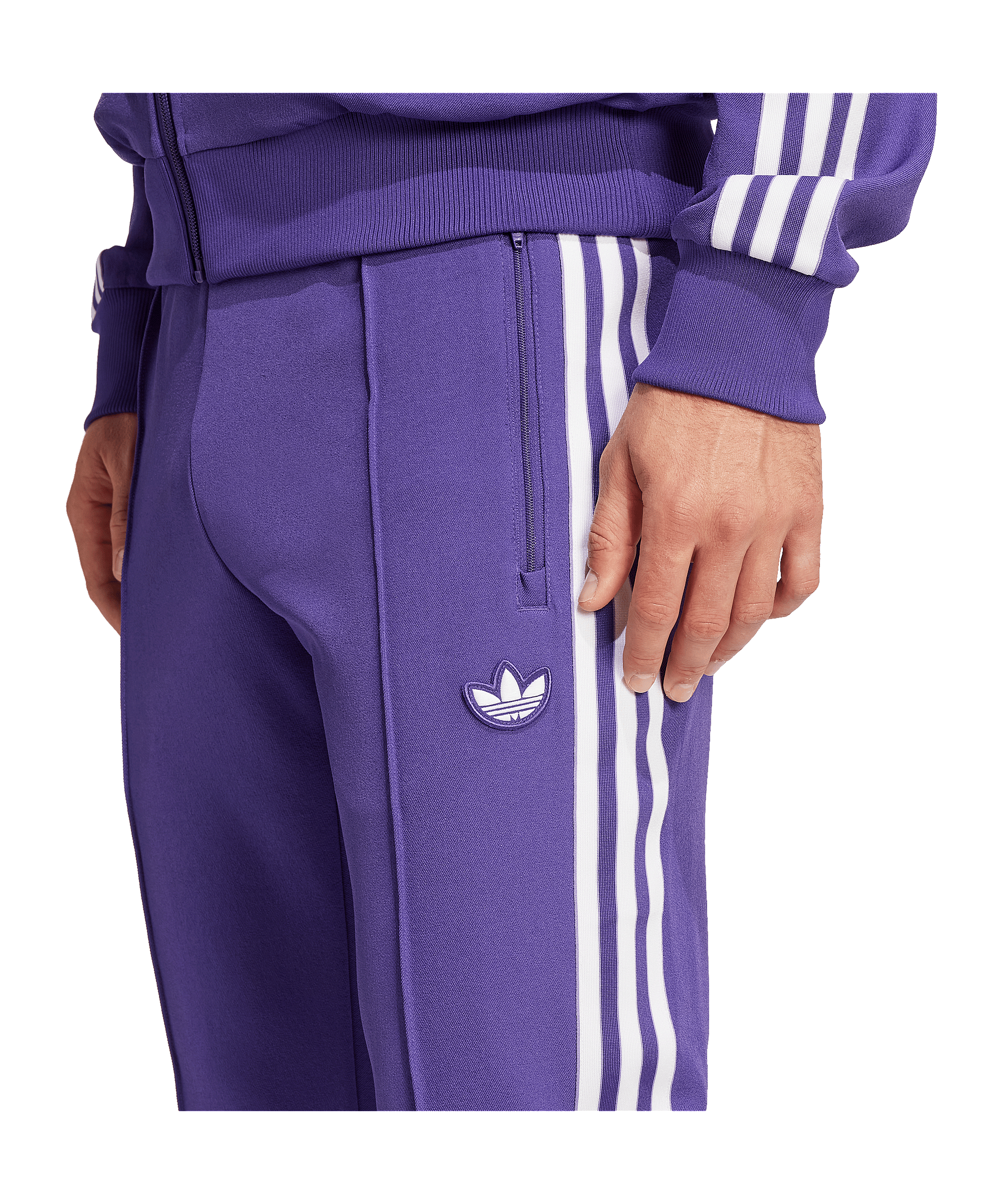 adidas Real Madrid Terrace Icon Trainingshose Lila - lila