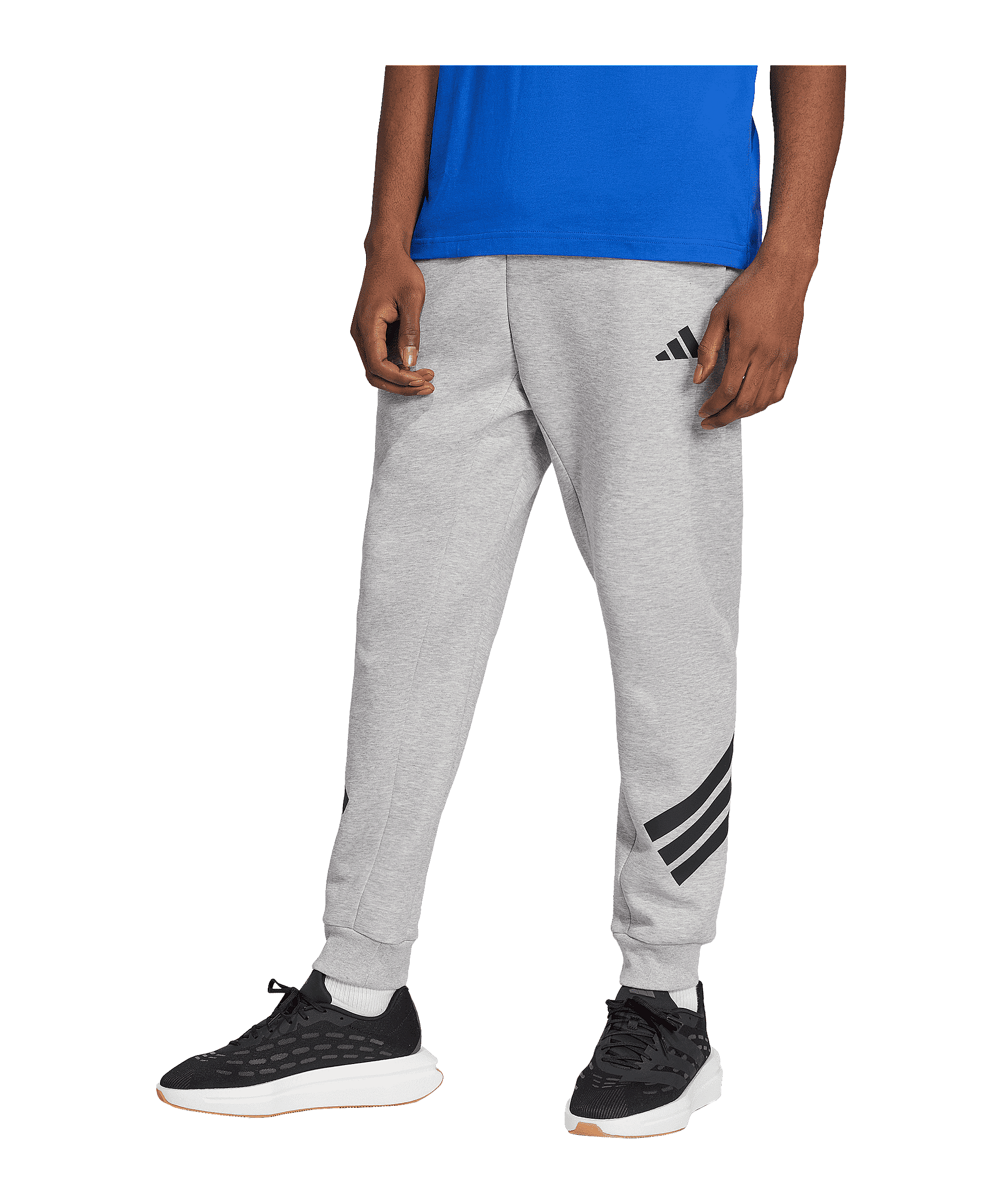 adidas Future Icons Three Stripes Trainingshose Grau - grau