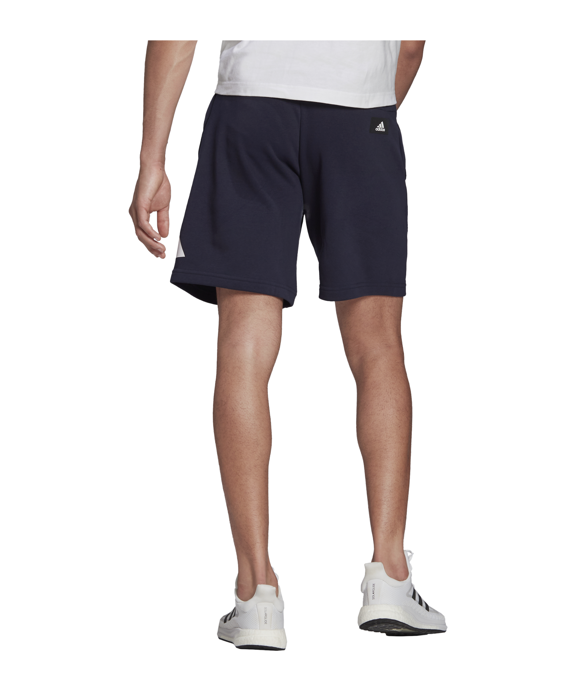adidas Three Bar Future Icons Short Blau - blau