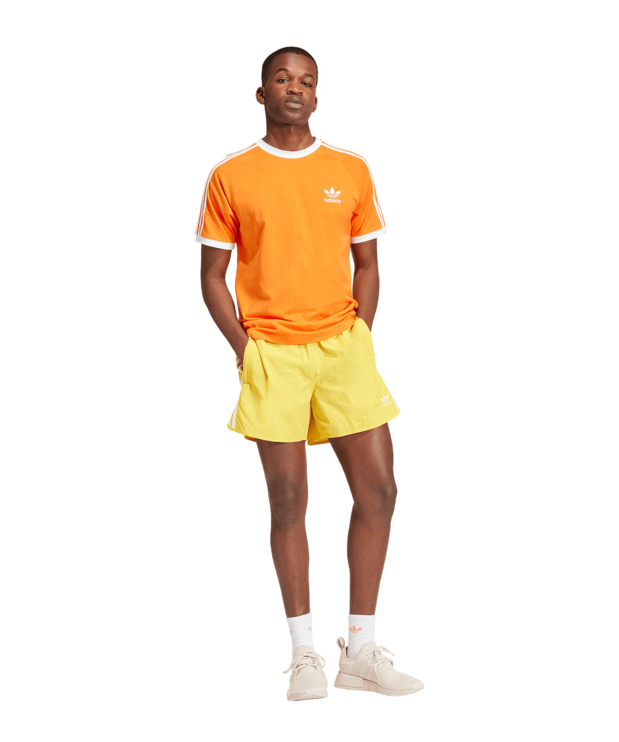 adidas Originals Adicolor 3-Stripes T-Shirt Orange - orange