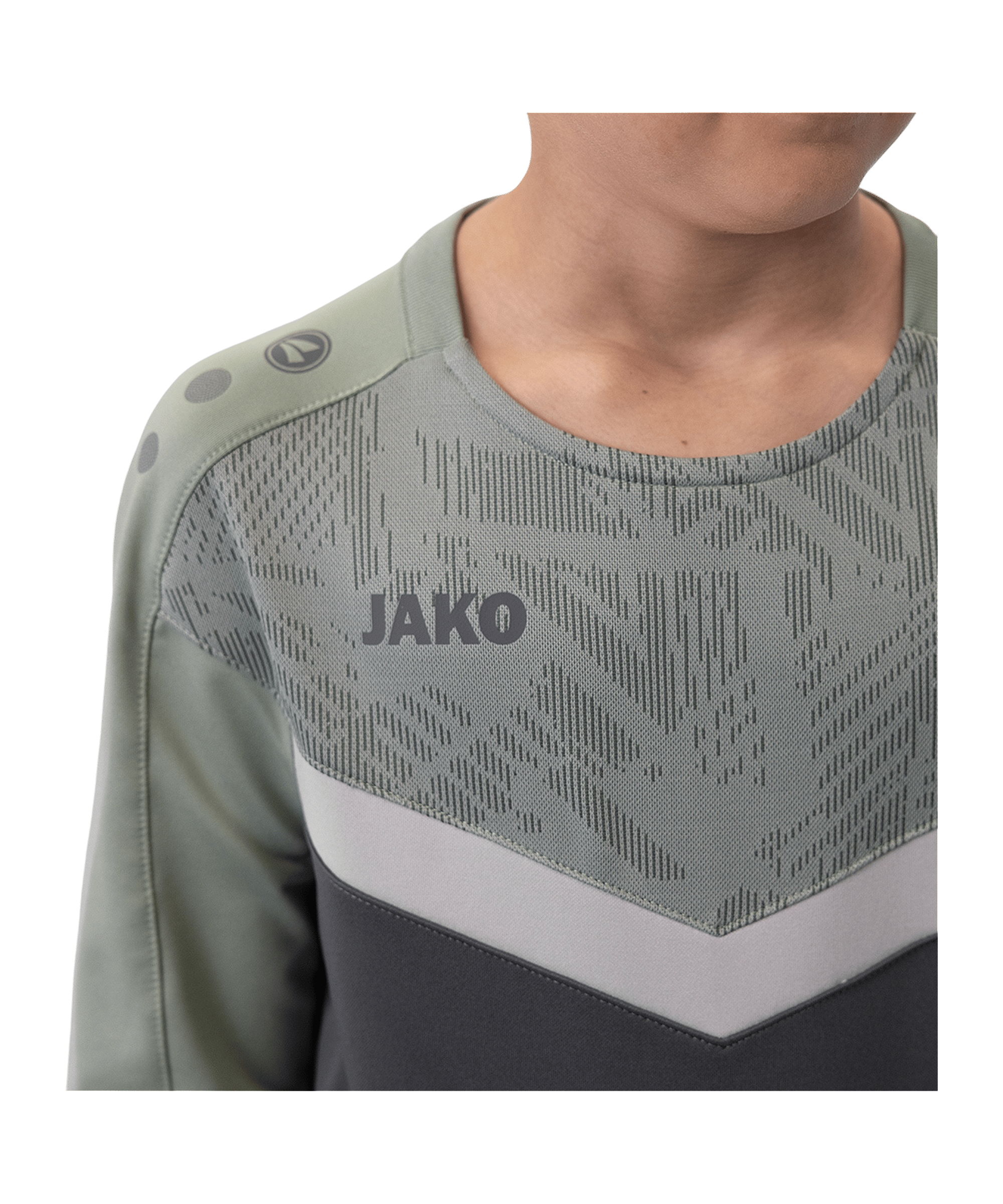JAKO Iconic Sweatshirt Kids Grau F852 - grau